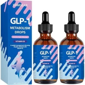 60ml glp 1 supplement drops for women and men, fast and easy to use 2pcs k1